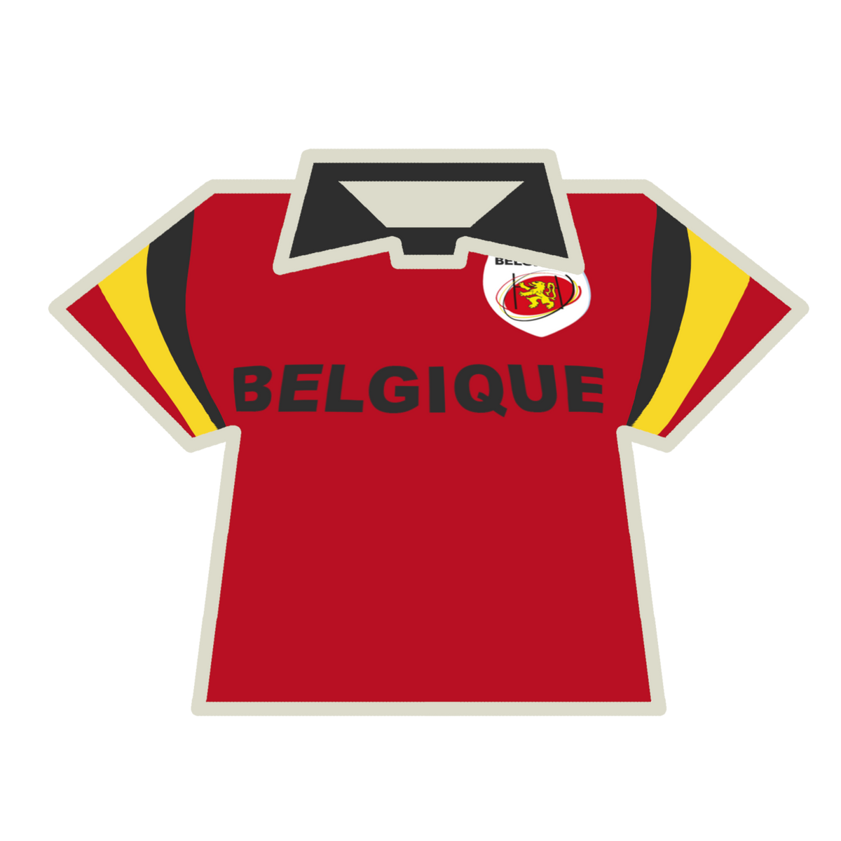 Lot De 3 Pins Football Belge – Tee Shirt Club Belgique – Émail – Occasion