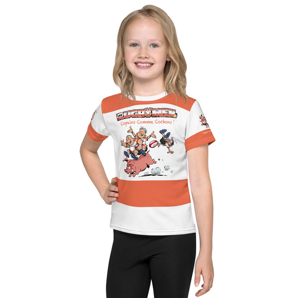 T-Shirt de Supporter Enfant : Copains Comme Cochons !