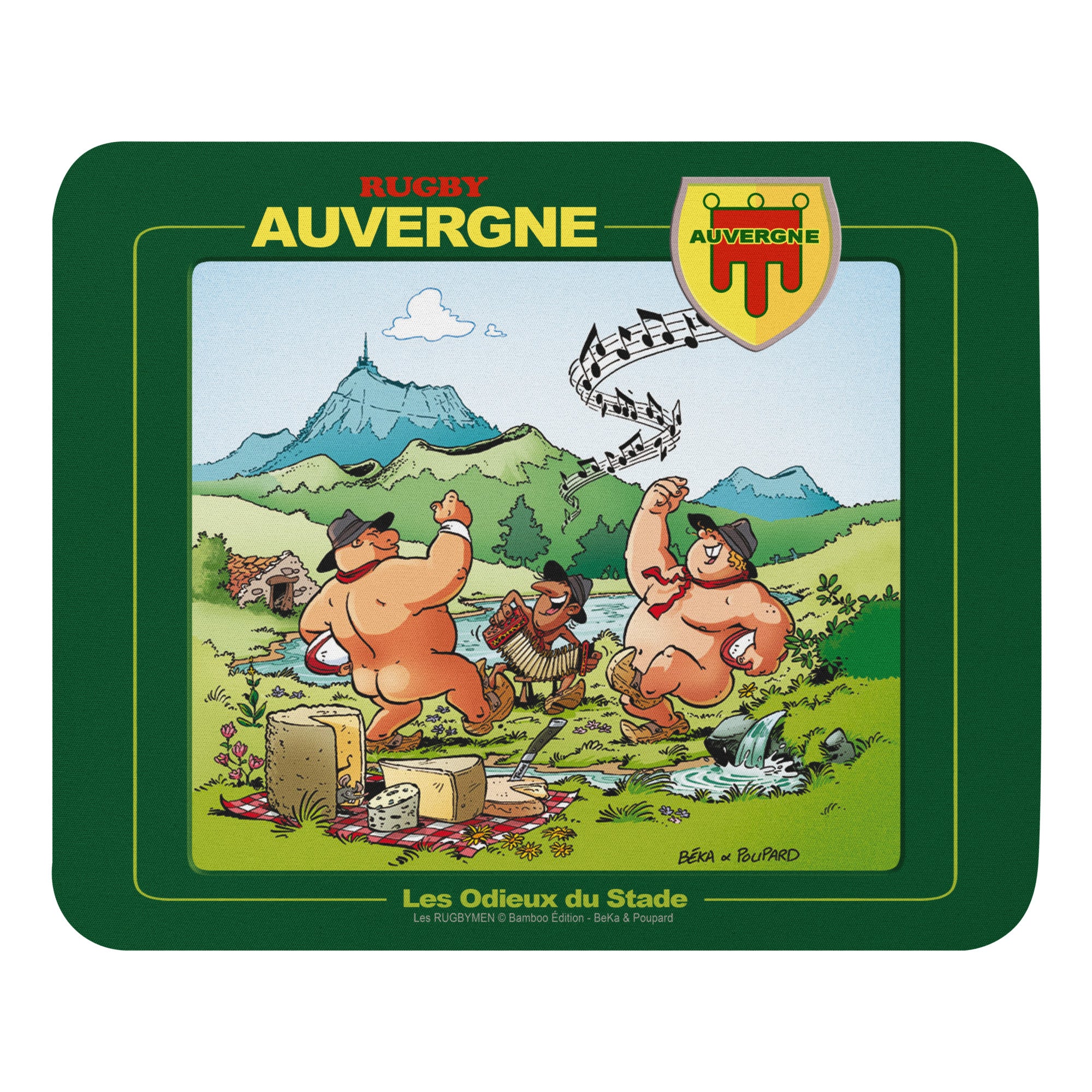 Tapis de souris - Les Odieux du Stade - Auvergne