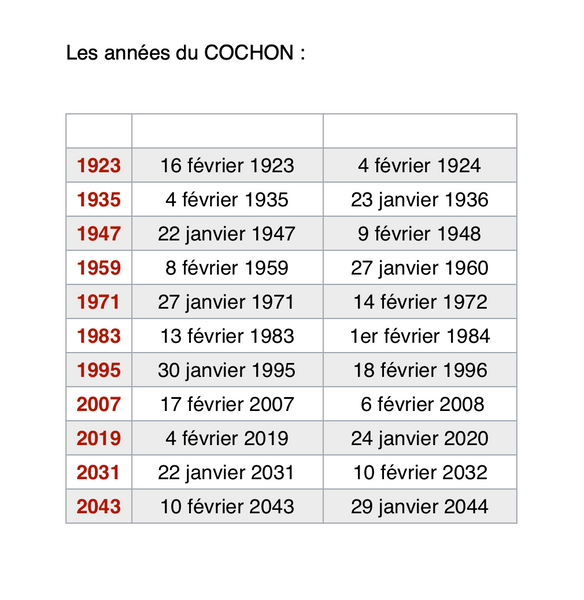 Mug - L'année du COCHON