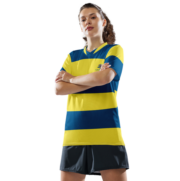 Maillot de Supporter Unisex - Jaune / Bleu Foncé