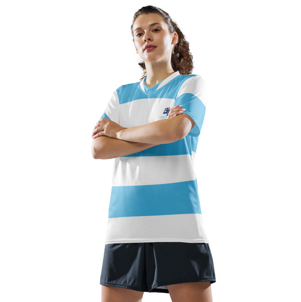 Maillot de Supporter Unisex - Blanc / Bleu Clair