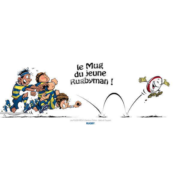 Le MUG du jeune Rugbyman - Jaune/Bleu