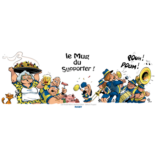 Le Mug du Supporter - Jaune/Bleu