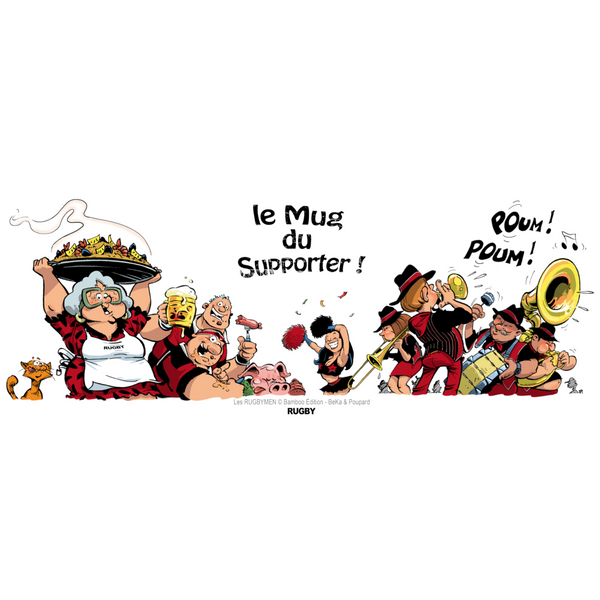 Le Mug du Supporter - Noir/Rouge