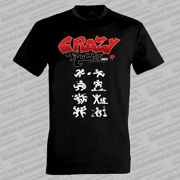 T-shirt Homme - Crazy Rugbymen - P.A.C.