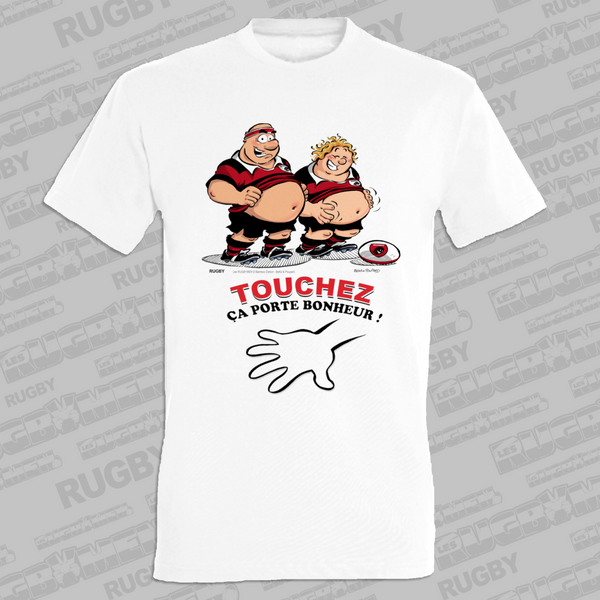 T-shirt HOMME - Le petit Bidou - Noir/Rouge