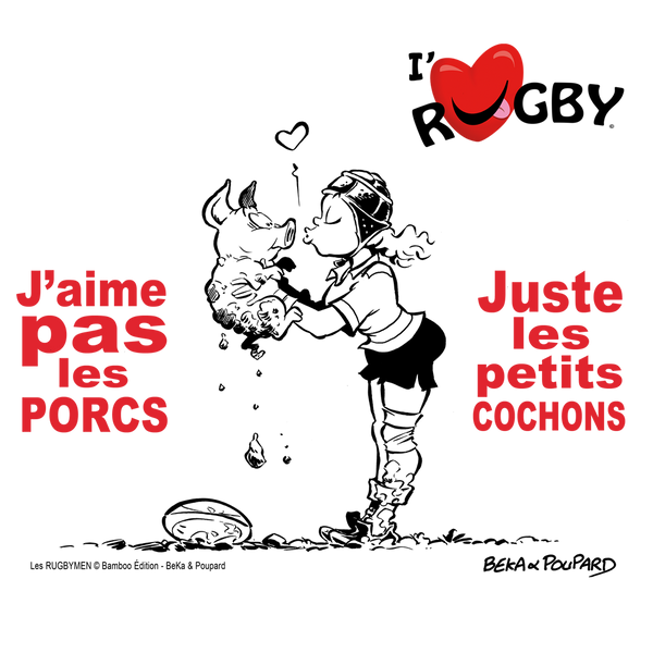 T-shirt FEMME - J'aime pas les PORCS...