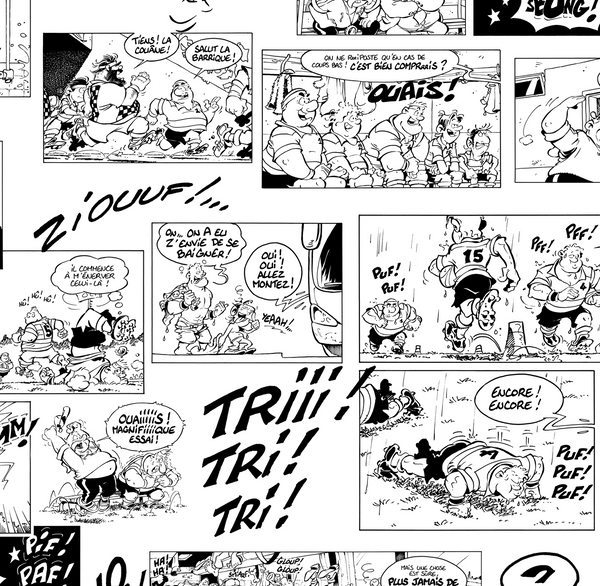 T-shirt souple - Homme : Comics N/B