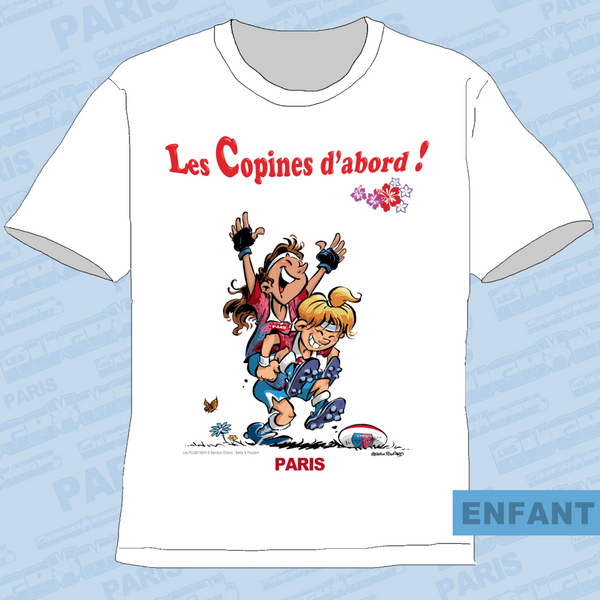T-Shirt ENFANTS - Les copines d'abord - Paris