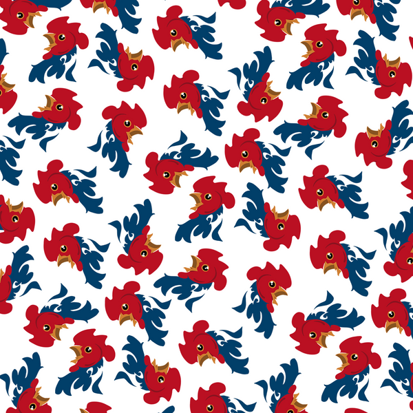 T-shirt souple - Homme : Motif Coq français Blanc