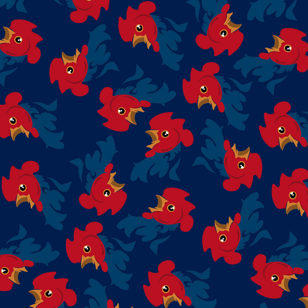 T-shirt souple - Homme : Motif Coq français Rouge