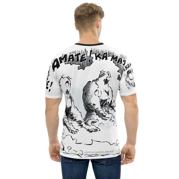 T-shirt souple - Homme : All Black - Ka Mate Blanc