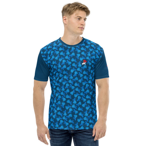 T-shirt souple - Homme : Motif Bleu Torse Coq français