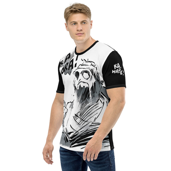 T-shirt souple - Homme : All Black - Ka Mate Noir