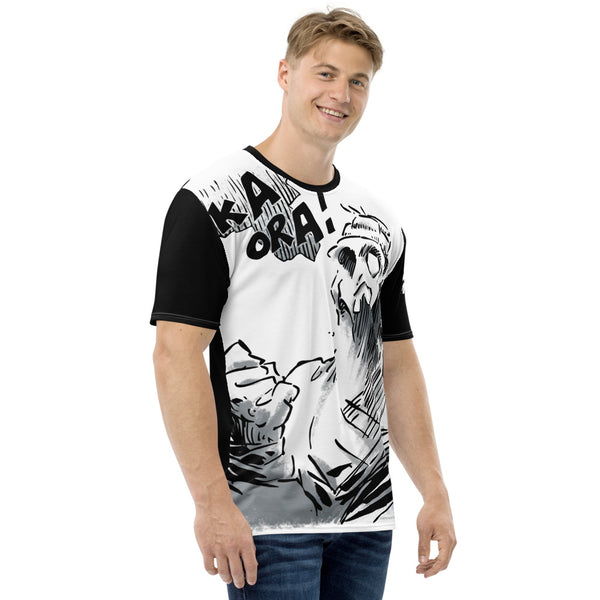 T-shirt souple - Homme : All Black - Ka Mate Noir