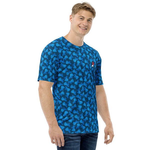 T-shirt souple - Homme : Motif Coq français Bleu