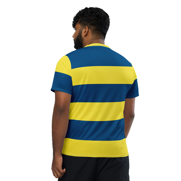 Maillot de Supporter Unisex - Jaune / Bleu Foncé