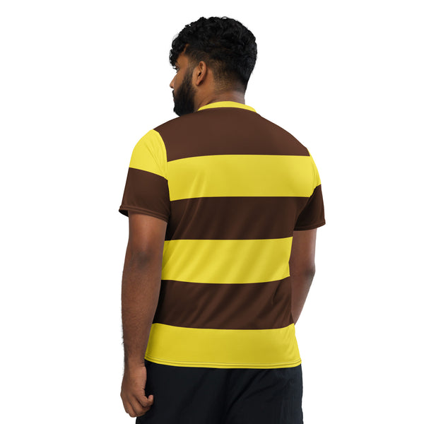 Maillot de Supporter Unisex - Jaune / Marron Foncé