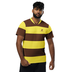 Maillot de Supporter Unisex - Jaune / Marron Foncé