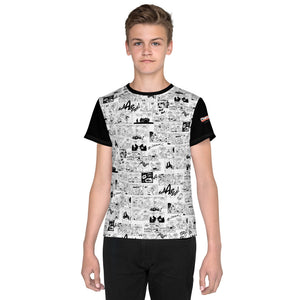 T-shirt Pour Adolescent : BD Rugbymen