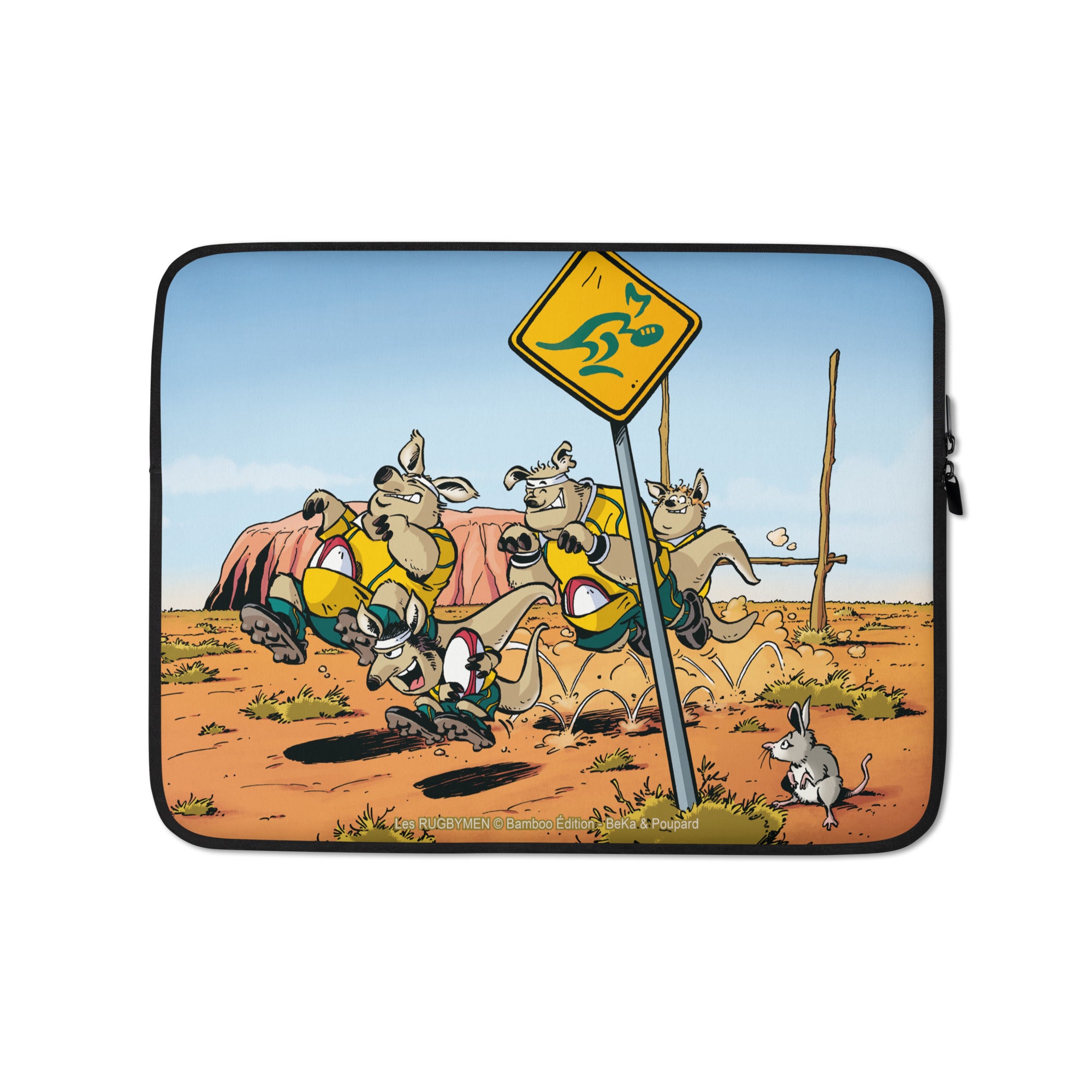 Housse Pour Ordinateur Portable - Voyage chez les Wallabies
