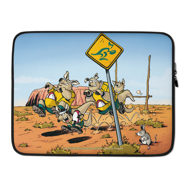 Housse Pour Ordinateur Portable - Voyage chez les Wallabies