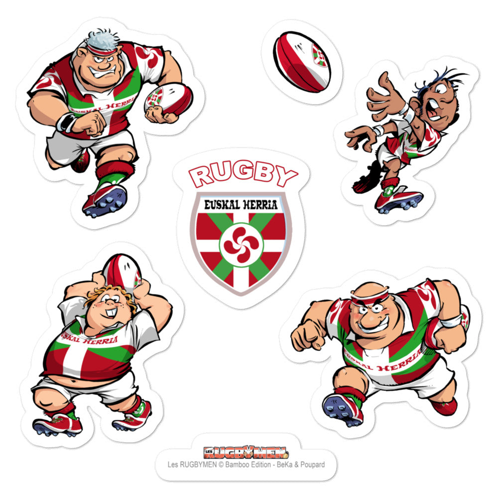 Stickers - Rugbymen 1 - Pays Basque