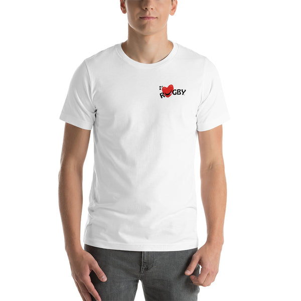 T-shirt unisexe - Emblème I Love Rugby
