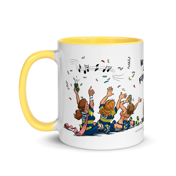 Le MUG des Fêtardes - Jaune/Bleu