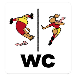 Sticker - Porte des WC - Occitanie