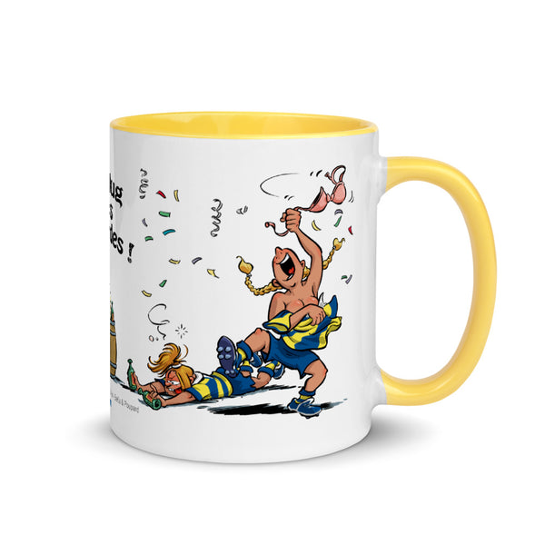 Le MUG des Fêtardes - Jaune/Bleu
