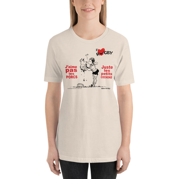 T-shirt FEMME - J'aime pas les PORCS...