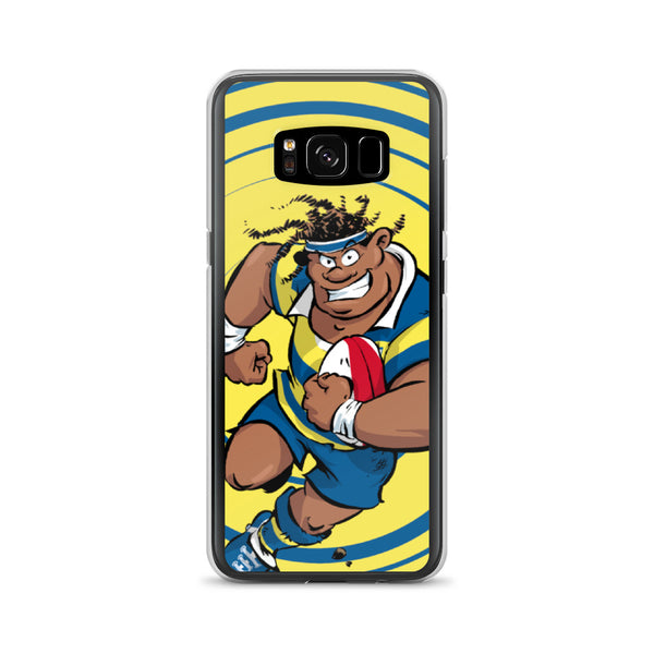 Coque Samsung - Sécateur - Jaune/Bleu