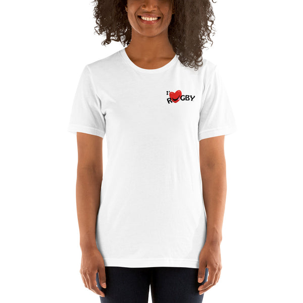 T-shirt unisexe - Emblème I Love Rugby