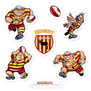 Stickers - Rugbymen 1 - Pays Catalan