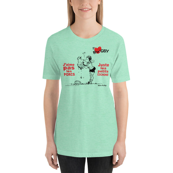 T-shirt FEMME - J'aime pas les PORCS...