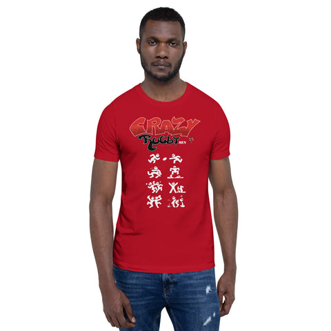T-shirt Homme - Crazy Rugbymen - Noir/Rouge
