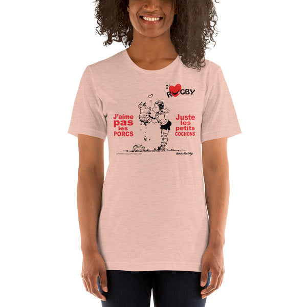 T-shirt FEMME - J'aime pas les PORCS...