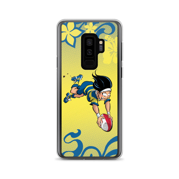 Coque Samsung - Babyliss - Jaune/Bleu
