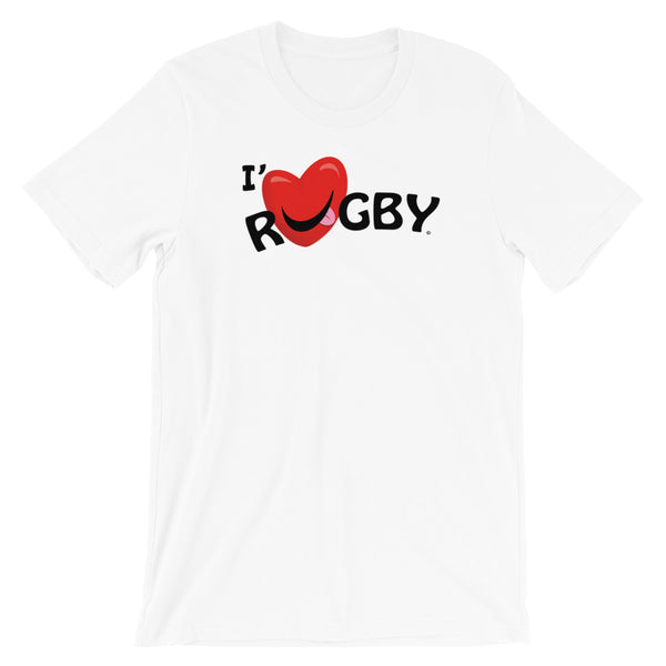 T-shirt unisexe I' Love RUGBY
