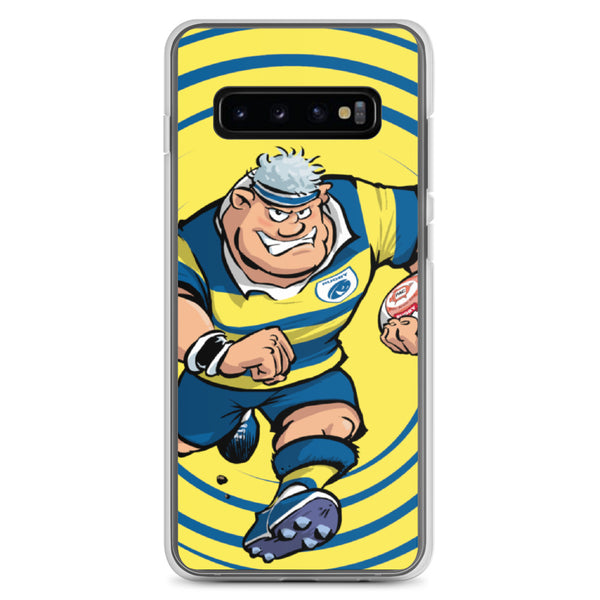 Coque Samsung - Anesthésiste - Jaune/Bleu