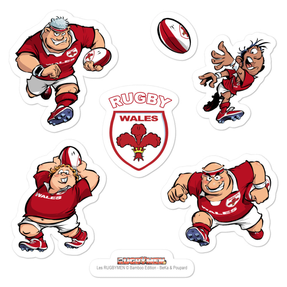 Stickers - Rugbymen 1 - Wales