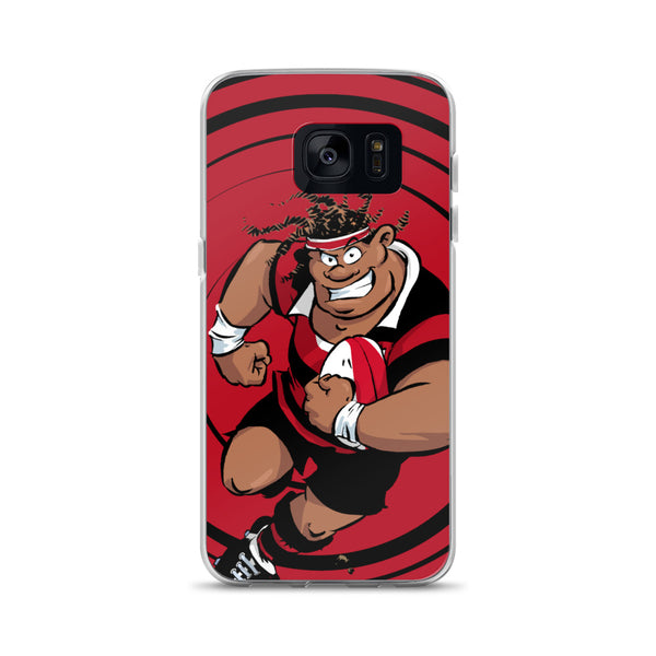 Coque Samsung - Sécateur - Noir/Rouge