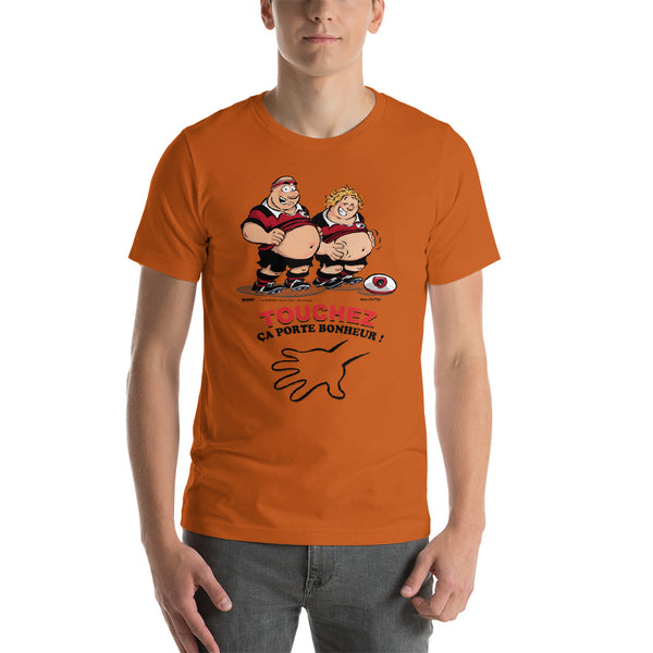 T-shirt HOMME - Le petit Bidou - Noir/Rouge