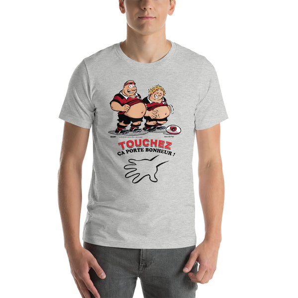 T-shirt HOMME - Le petit Bidou - Noir/Rouge