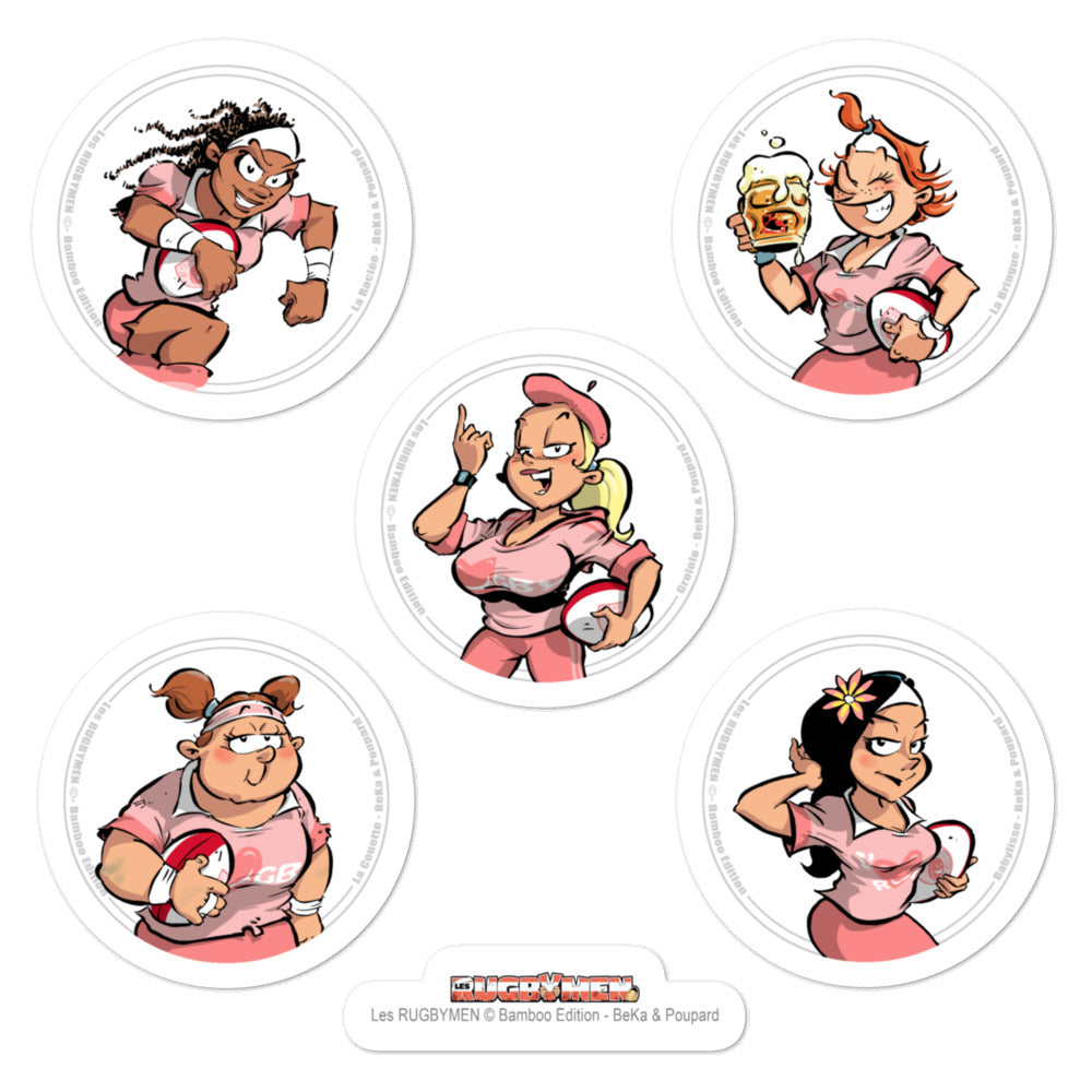 Stickers - Rugbywomen - I Love Rugby