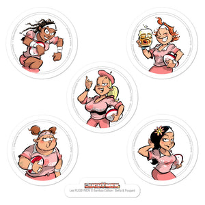 Stickers - Rugbywomen - I Love Rugby