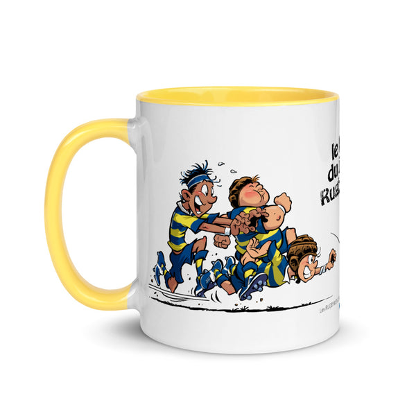 Le MUG du jeune Rugbyman - Jaune/Bleu