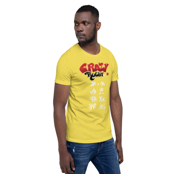 T-shirt Homme - Crazy Rugbymen - Noir/Rouge